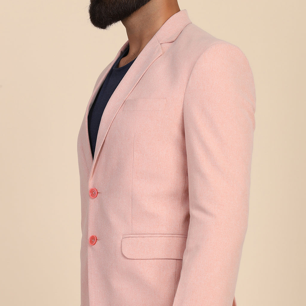 Peach on sale blazer men