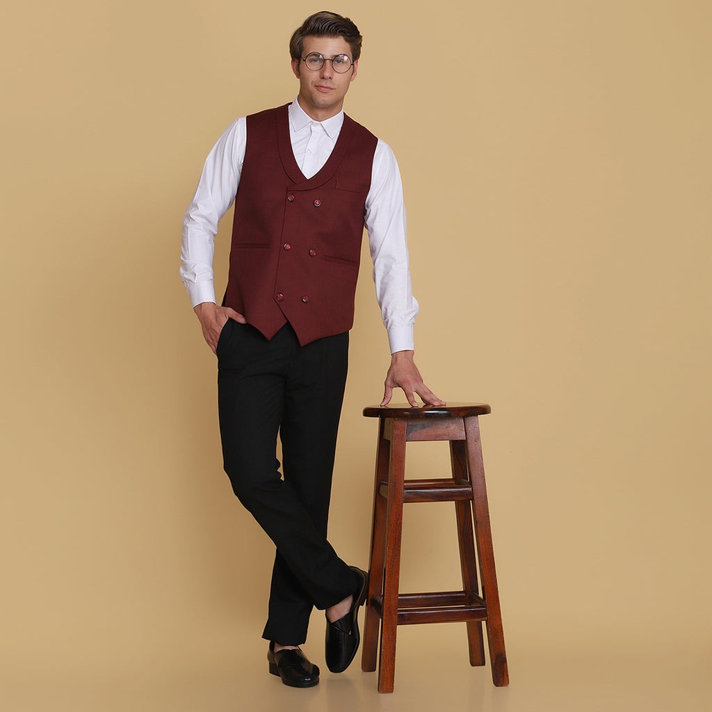 T043-C Mens Waistcoat with Trouser, for Anti-Shrink, Technics : Machine  Made at Rs 899 / Set in Bhilwara
